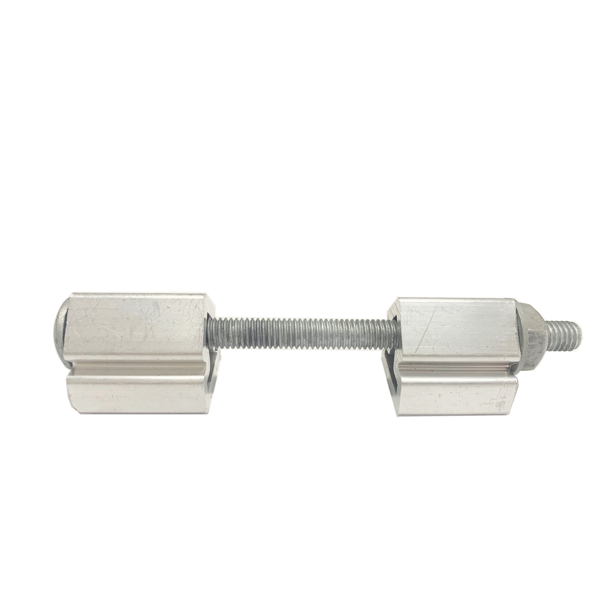 Fechometal Aluminum Bolt Clamp - 3/4in. Straps, Box of 50, Model# SUPALU32X38X30